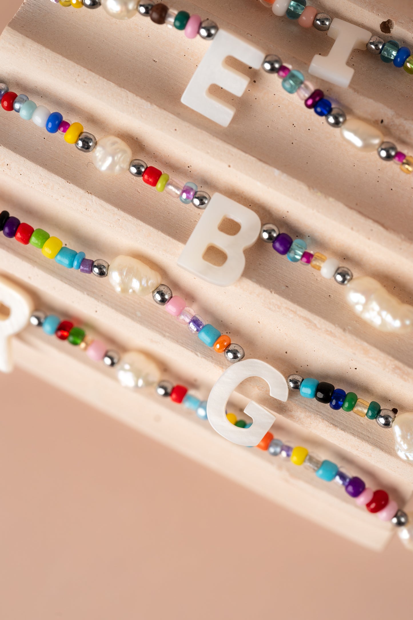 Collana Demetra con due iniziali per Evi